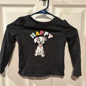 Disney Dalmatian Long Sleeve Shirt - Black